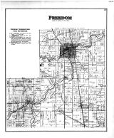 Freedom Township, Pemberville, New Rochester P.O., Woodside, Bruningsville Station, Wood County 1886